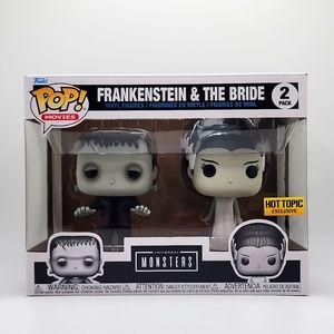 NEW Funko POP! FRANKENSTEIN & THE BRIDE MOVIES 2 Pack Universal Monsters